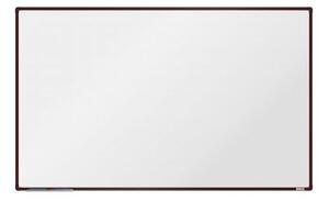 BoardOK fehér mágneses tábla, 200 x 120 cm, barna