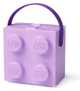 Lila tárolódoboz fogantyúval - LEGO®