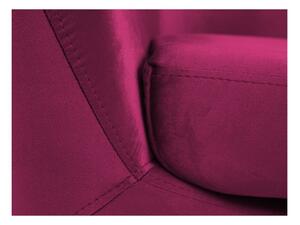 Amelie rózsaszín fotel fekete lábakkal - Mazzini Sofas