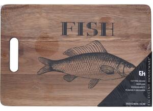 EH Fish Fa vágódeszka, 36 x 24 x 1,5 cm