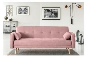 Stuttgart rózsaszín kinyitható kanapé, 212 cm - Cosmopolitan Design