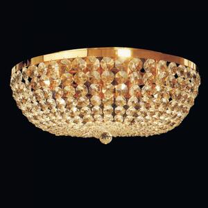 Sheraton kristály mennyezeti lámpa, arany, 62 cm, 9xE27