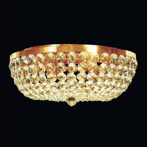 Sheraton kristály mennyezeti lámpa, arany, 52 cm, 6xE27