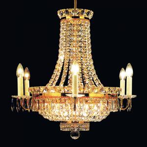 Ambassador kristály csillár, arany, 70 cm, 12xE14