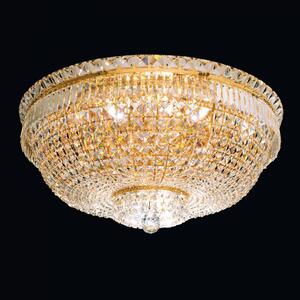 Ambassador kristály mennyezeti lámpa, arany, 100 cm, 15xE27