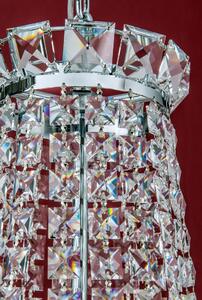 Ambassador kristály csillár, króm, 70 cm, 12xE14