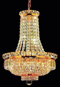 Ambassador kristály csillár, arany, 45 cm, 9xE14