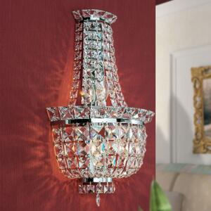 Ambassador kristály fali lámpa, króm, 0 cm, 3xE14