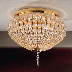 Hirohito kristály mennyezeti lámpa, arany, 50 cm, 5xE27