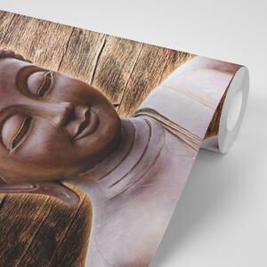 Fotótapéta Buddha szobor fa háttéren - 150x100