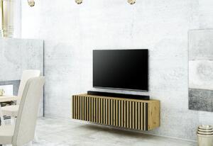 MODERNA 10 TV asztal, artisan tölgy/fekete