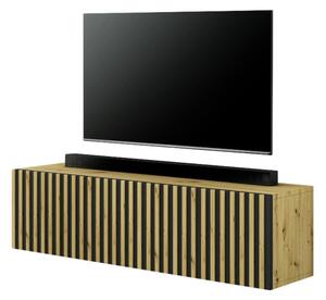 MODERNA 10 TV asztal, artisan tölgy/fekete