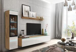 VIPER nappali fal, magasfényű fehér/wotan