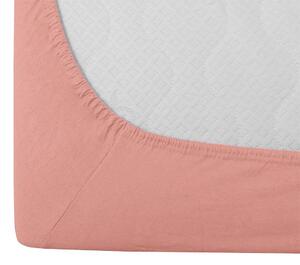 Jersey lepedő világos rózsaszín 160 x 200 cm