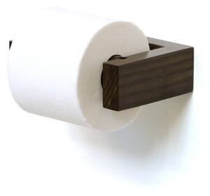 Mezza Dark tölgyfa fali WC-papír tartó - Wireworks