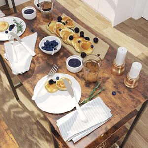 Rusztikus barna bárasztal 110 x 60 x 100 cm