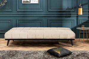 Design ágyazható kanapé Halle 180 cm pezsgő bársony