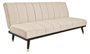 Design ágyazható kanapé Halle 180 cm pezsgő bársony