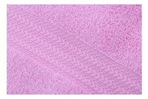 Foutastic rózsaszín tiszta pamut törölköző, 50 x 90 cm