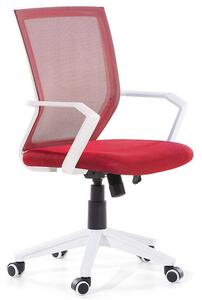 Állítható magasságú piros irodai szék RELIEF