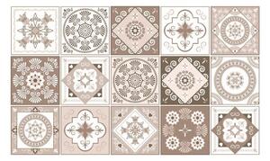 Ezeiza dekoratív matrica szett, 15 darab, 20 x 20 cm - Ambiance