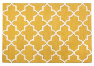 Sárga pamut szőnyeg 140x200 cm - SILVAN