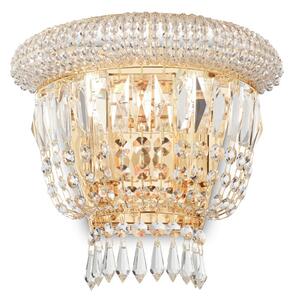 DUBAI klasszikus-kristály fali lámpa, arany