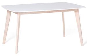 Modern Fehér Étkezőasztal 150 x 90 cm SANTOS
