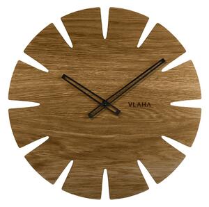 VLAHA VCT1032 Original tölgyfa óra, fekete, átmérő: 45 cm
