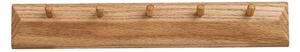 Natúr színű tölgyfa fali fogas 50 cm Barco – House Nordic