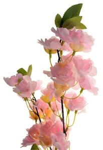 Mű virágzó ág, rózsaszín, 100 cm