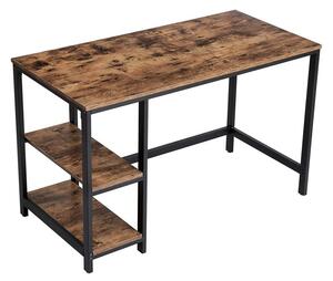 Rusztikus barna íróasztal 120 x 60 x 75 cm
