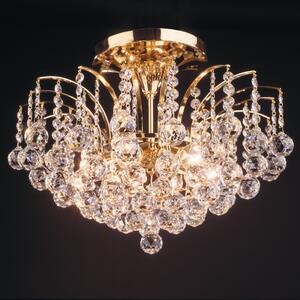 Klassisch kristály mennyezeti lámpa, arany, 72 cm, 10xE27