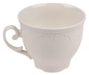 12 darabos teáscsésze készlet fehér