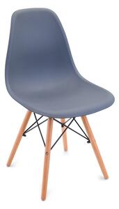 Skandináv stílusú sötét szürke szék CLASSIC