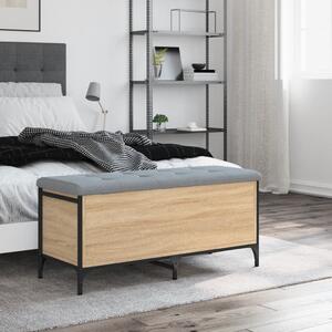 VidaXL sonoma tölgy színű szerelt fa tárolópad 102 x 42 x 45 cm