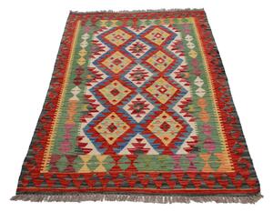Chobi Kilim szőnyeg 170x102 kézi szövésű afgán gyapjú kilim