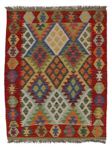 Chobi Kilim szőnyeg 135x107 kézi szövésű afgán gyapjú kilim