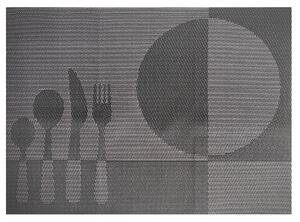 Food alátét, sötétszürke, 30 x 45 cm, 4 db-os szett