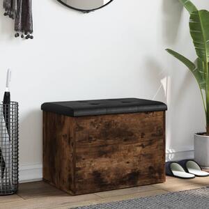 VidaXL füstös tölgy színű szerelt fa tárolópad 62 x 42 x 45 cm