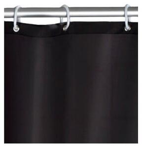 Fekete penészálló zuhanyfüggöny, 180 x 200 cm - Wenko