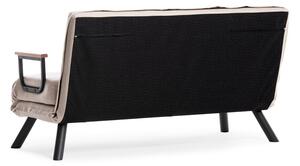 Design összecsukható kanapé Hilarius III 133 cm krém