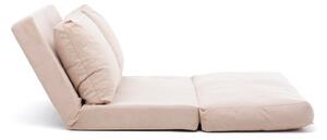 Design összecsukható kanapé Wandella 120 cm krém