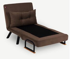 Design összecsukható fotel Hilarius barna
