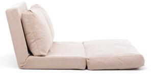 Design összecsukható kanapé Wandella 120 cm krém