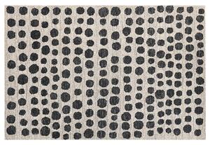 Fekete és Bézs Gyapjúszőnyeg 160 x 230 cm HAVRAN