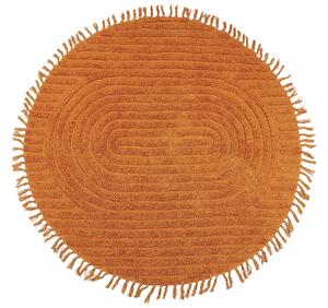 Narancssárga pamutszőnyeg ø 140 cm HALFETI