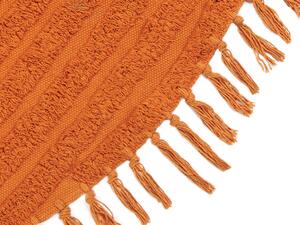 Narancssárga pamutszőnyeg ø 140 cm HALFETI