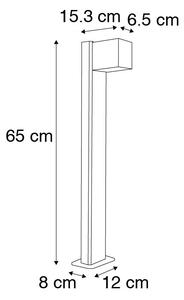 Ipari álló kültéri lámpa sötétszürke 65 cm IP44 - Baleno