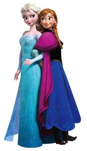 Falmatrica"Elsa és Anna" 74x40 cmm